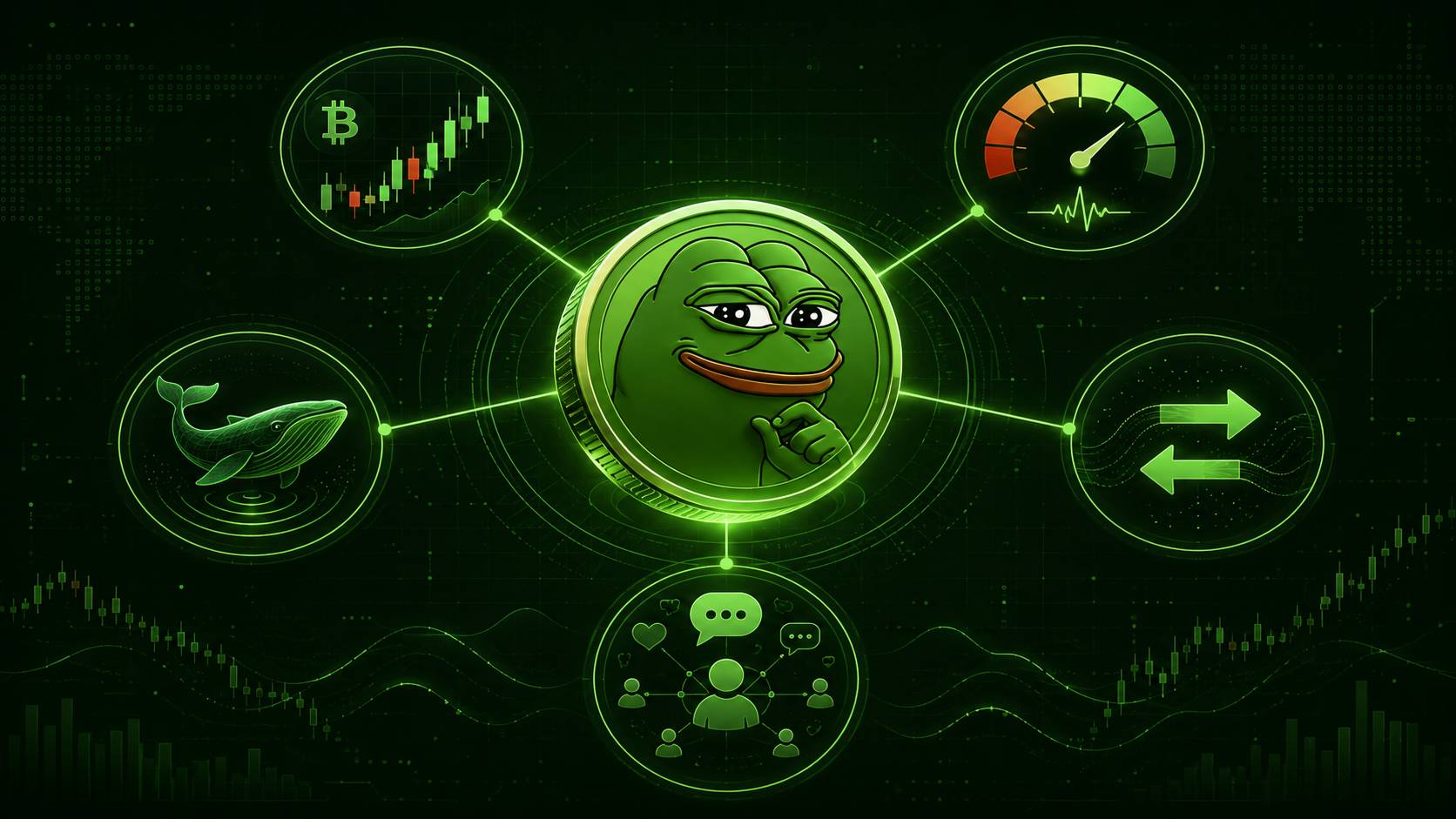 عوامل مؤثر بر قیمت پپه کوین PEPE در بازار ارز دیجیتال