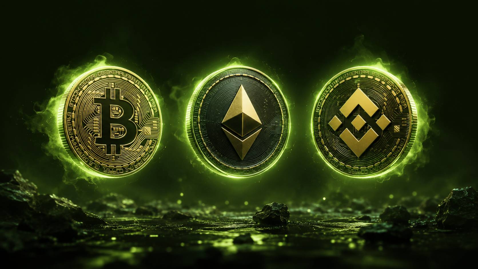 مقایسه BNB با بیت کوین و اتریوم