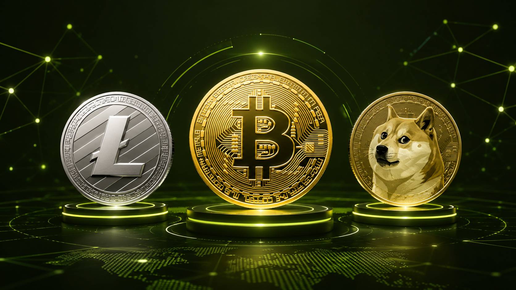 مقایسه لایت کوین بیت کوین و دوج کوین.jpg